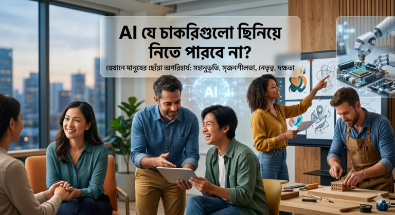 AI যে চাকরিগুলো ছিনিয়ে নিতে পারবে না